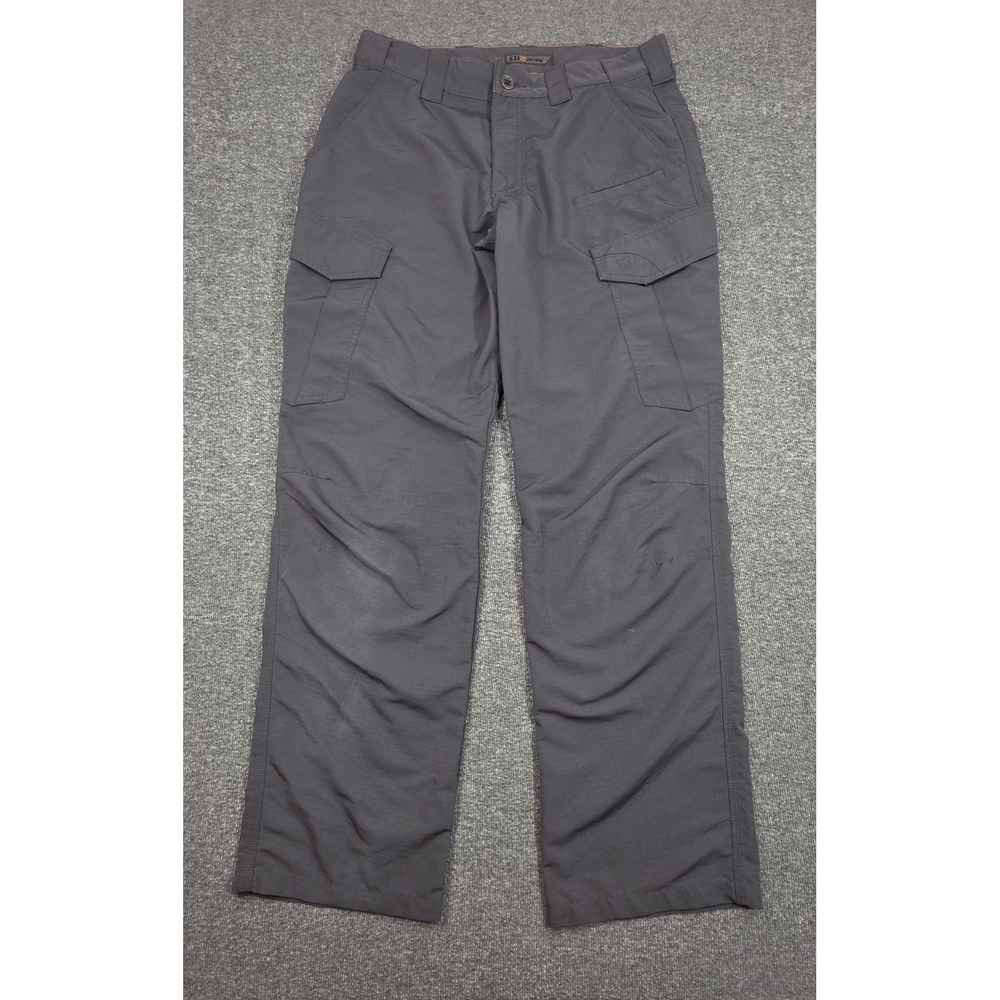 511 Tactical Pants Mens 32x32 Fast Tac Cargo Ripstop Black Trouser Articulated